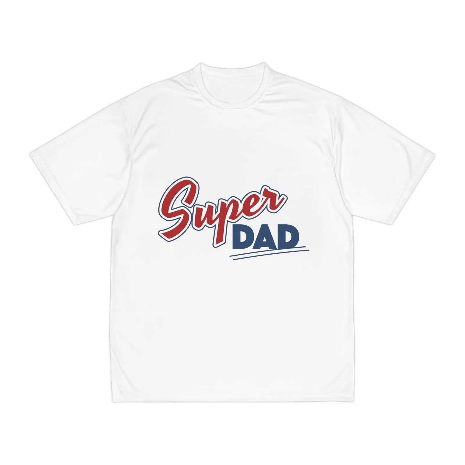 Super Dad Performance T-Shirt, Athletic Father Gift, Stylish Workout Tee, [...]