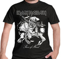 Official Iron Maiden T Shirt Piece Of Mind Eddie Band Logo New S M L XL XXL