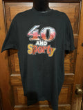 Vintage Shirt Men XXL (Large) “40 Is Sporty”Birthday/gag Gift Single Stitch