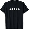 Cute Kawaii Halloween Ghosts T-Shirt