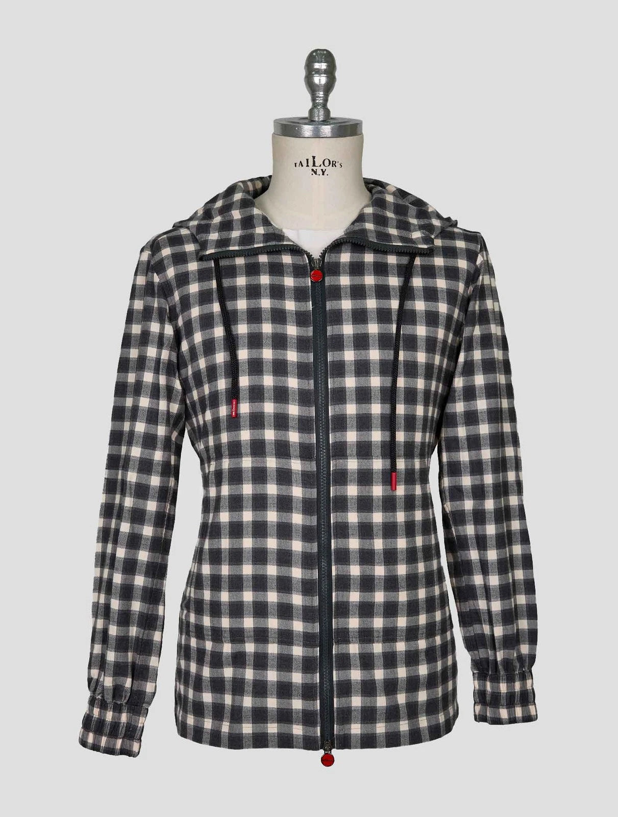 NEW KITON WHITE GRAY COTTON SHIRT UMBI EU 48 - US 38 - S KME68