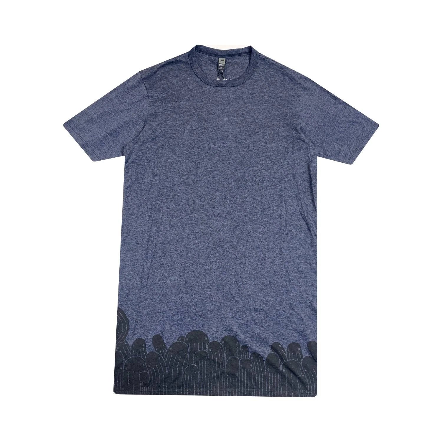 G-STAR Men's Blue Drop 3 Occotis Crows Long Tee RRP £30