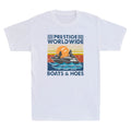 Prestige Worldwide Boats and Hoes Comedy  Retro Men's Short Sleeve T-Shirt