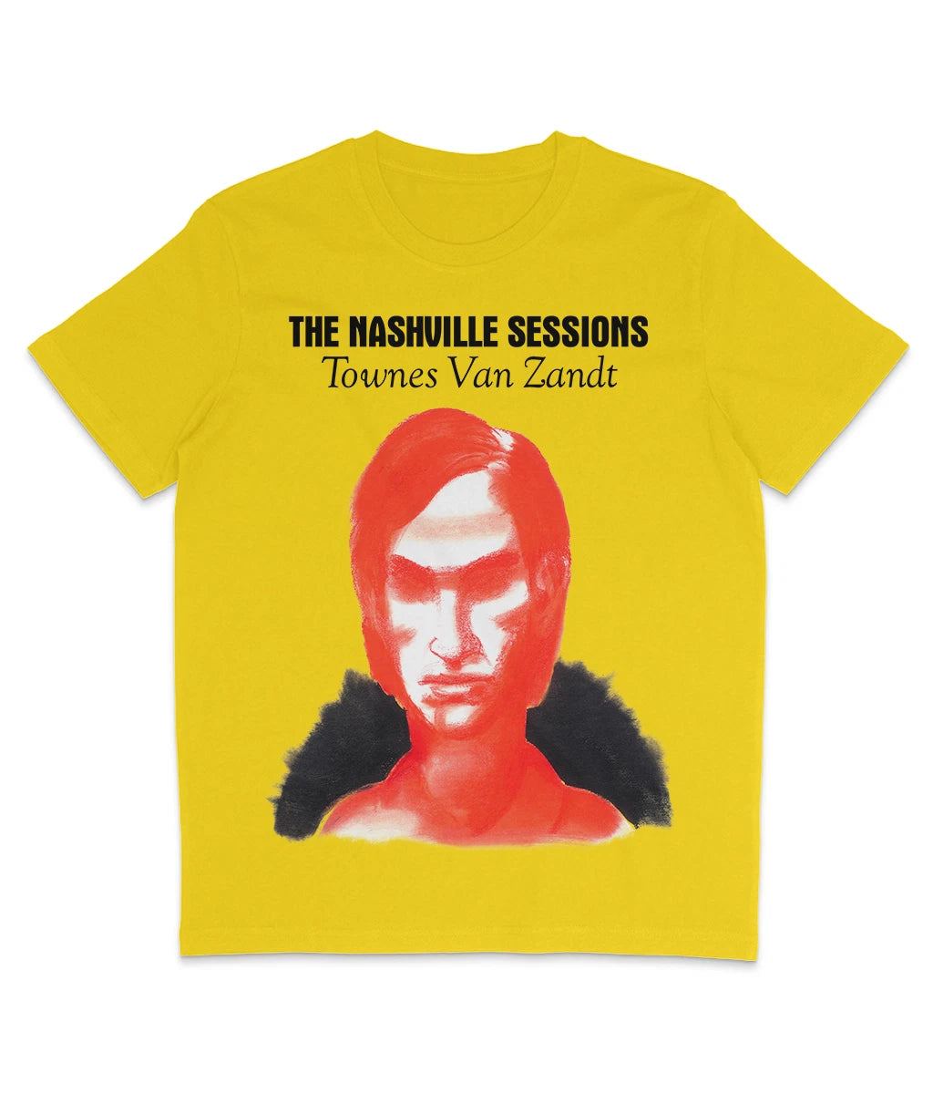 Townes Van Zandt - The Nashville Sessions -1993 - Organic T-Shirt- Milton Glaser