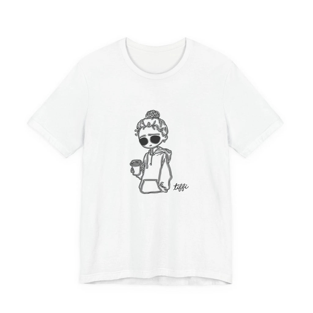 Coffee Girl Sketch Tee | Graphic T-Shirt