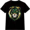 Lion T Shirt Head Graphic Bold Wild Animal Tee Wildlife Portrait Casual Top