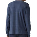 LEVI'S Striped Blue Cotton Long Sleeve Pocket T-Shirt Lightweight Standard Fit M