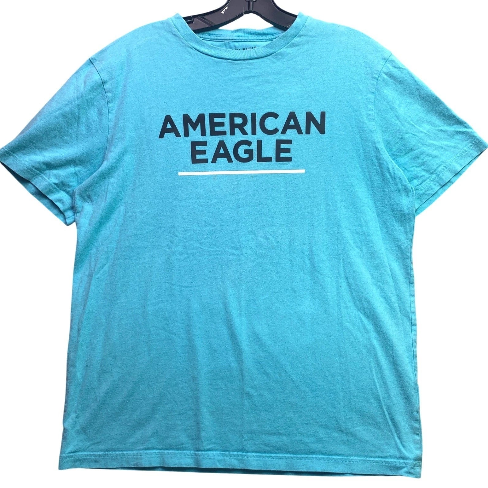 American Eagle Shirt Mens Small Preppy Academia Spell Out Everyday Streetwear