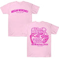 Megan Moroney 6 Months Later Tee Cotton Printed Light Pink T-Shirt Unisex S-5XL