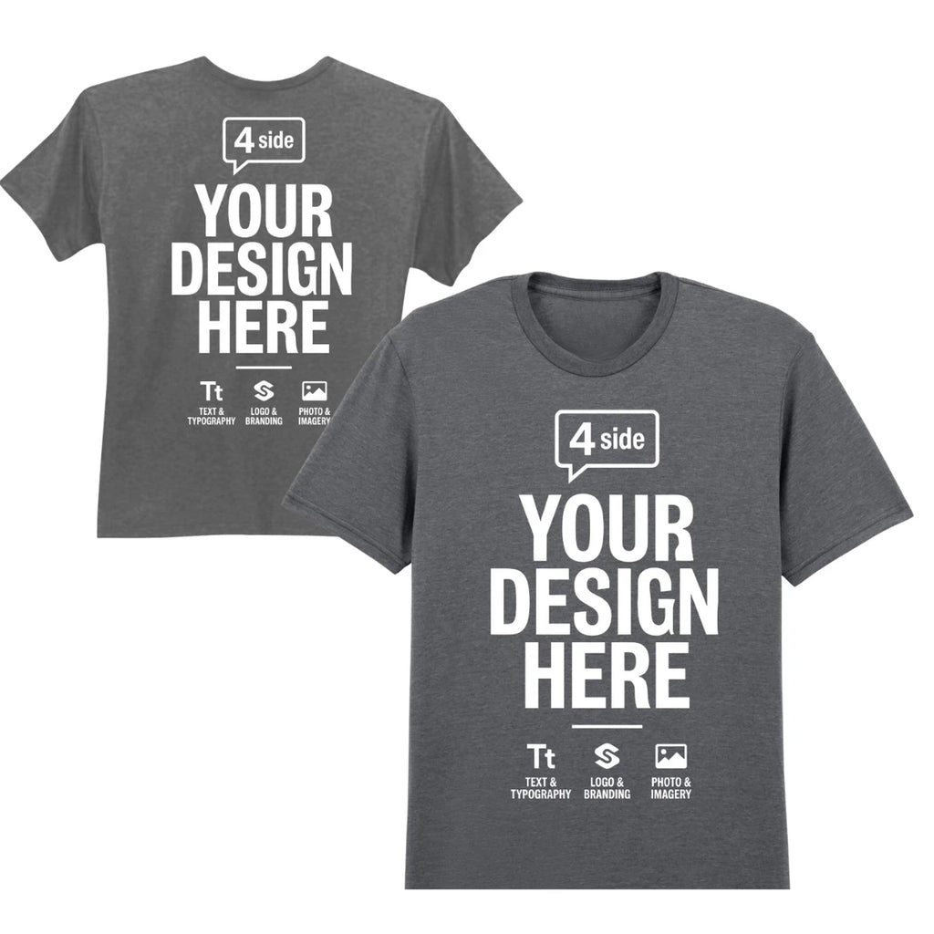 Custom T-Shirt With Your Design Text Photo Upload Mens Womens Tee