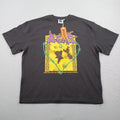 Deus Ex Machina Shirt Mens Medium Gray Breeze Tee Oversized Records Graphic NEW