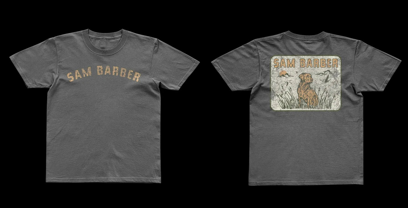 Sam Barber Duckdog Graphic Multicolor 2 Sided Short Sleeves T Shirt