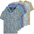 Mens Lambretta All Over Paisley Branded Retro Casual T-Shirt Sizes M to 4XL