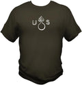WWII  Flaming Bomb T Shirt WWII M1 Garand Sherman Ammo 30-06 Artillery Army  -22