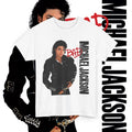 Michael Jackson Cotton T-Shirts Graphic Print Unisex MJ Bad Black Or White Tees