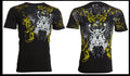 ARCHAIC by AFFLICTION Black COAL Short Sleeve Slim Fit Y2K T-shirt NWT