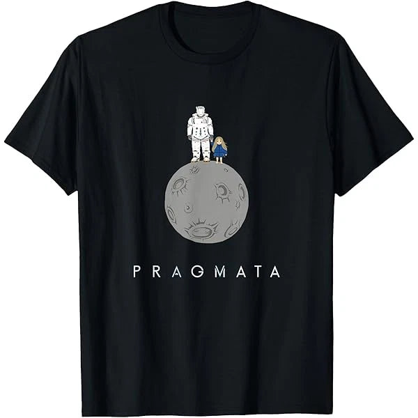 Pragmata Hugh & Diana Together Multicolor 1 Sided Short Sleeves T Shirt