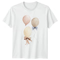 Balloons Watercolor Celebrations Mens T-Shirt Womens Tee Graphic Unisex Top