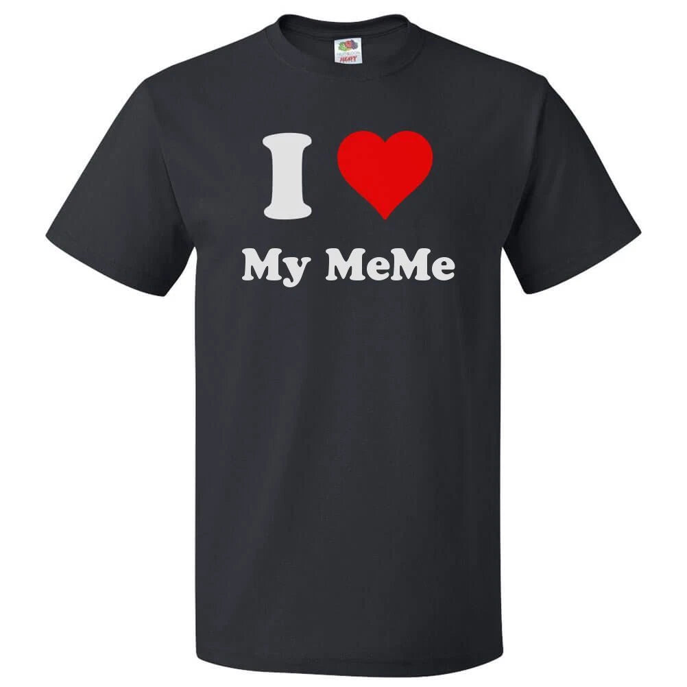 I Love My MeMe T shirt I Heart My MeMe Tee