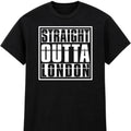 Personalised Straight Outta T Shirt Custom Name Funny Gift Birthday Xmas Tops