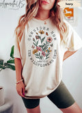 Comfort Colors® Consider How The Wildflowers Grow Shirt, Floral Christian Shirt,