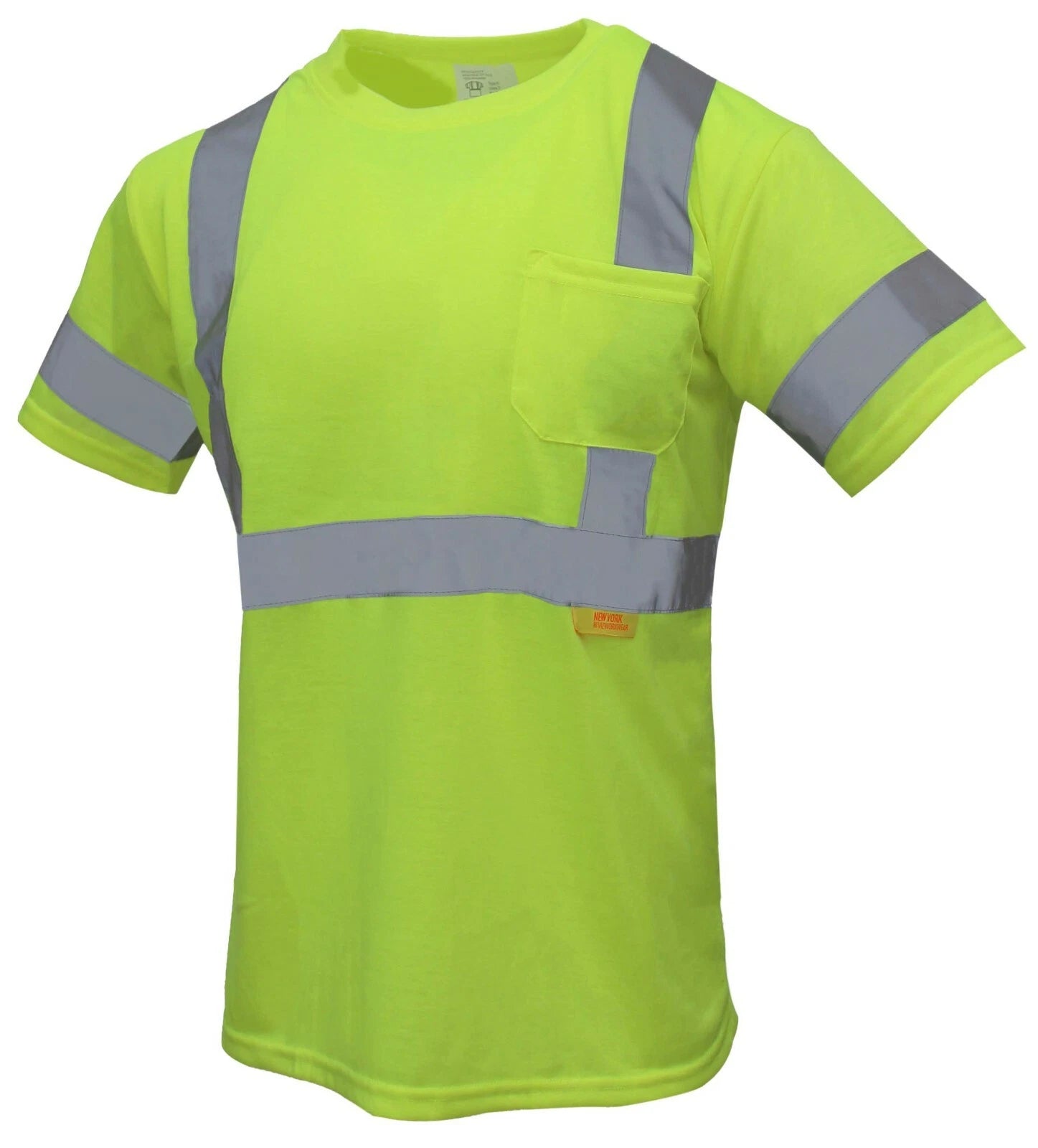 Class 3 Reflective Safety Yellow/ Orange Short Sleeve T-Shirt HIGH VIZ-S9081/2