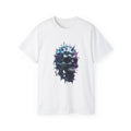 Spiky Neon Skull Tee | Grunge Goth Skull Shirt