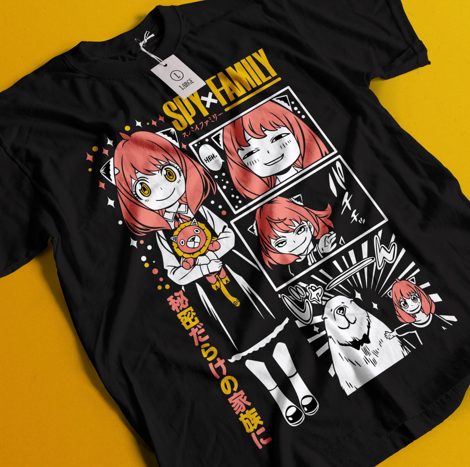 Spy X Family T-Shirt Anya Tshirt Loid Yor Forger Shirt Bond Sylvia Tee Damian