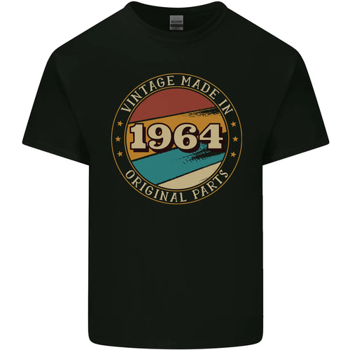 62nd Birthday Vintage Made In 1964 Mens Light Cotton T-Shirt