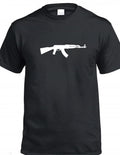 AK-47 T-shirt AK47 2nd Second Amendment Assault Riffle Weapon Molon Rights Tee