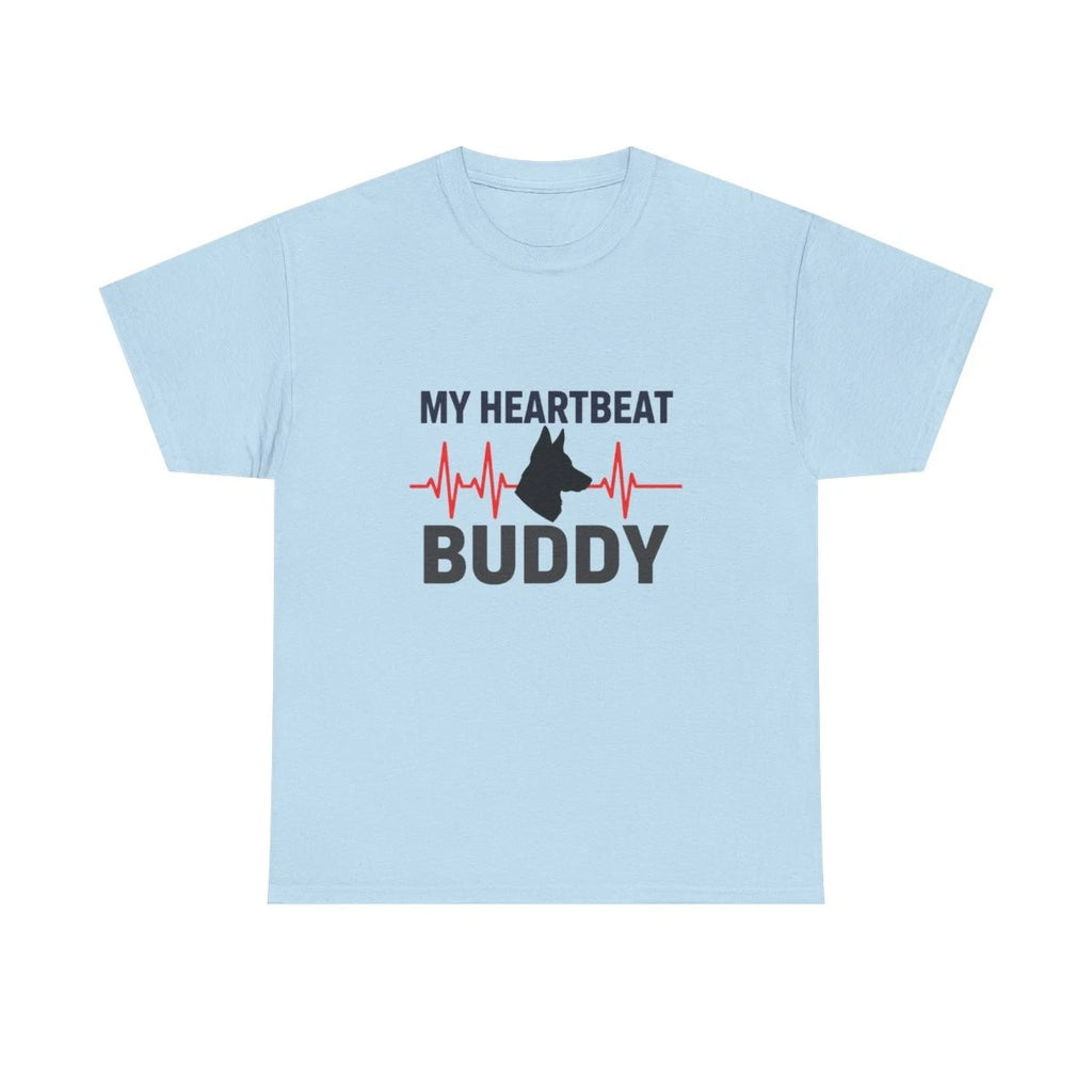 Custom German Shepherd Paw Print Heartbeat Shirt Personalized Pet Name Dog Owner