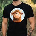 Mens Funny Highland Cow Print Cotton T-Shirt Size XS to 5XL