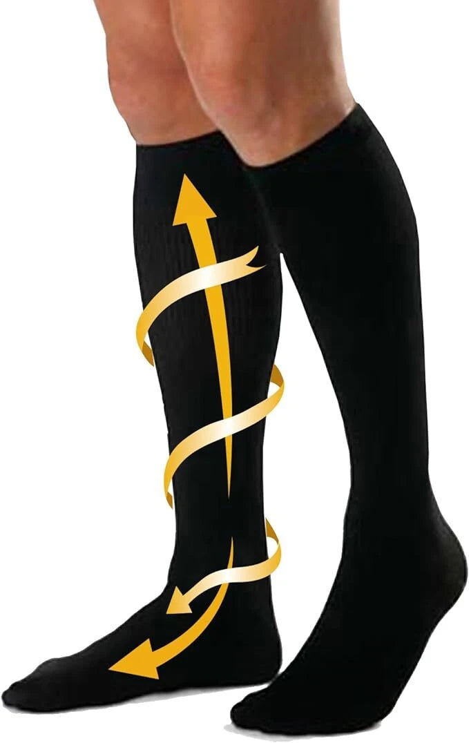 Cabeau Bamboo Compression Socks Ultra Soft for Women and Men Size Medium (M)