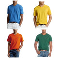 Lauren Polo Ralph Men’s  V-Neck Tee S M or L Classic Fit SS Cotton Jersey