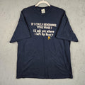 Vintage Funny Graphic Shirt Mens XL If I Could Remember Name Keys Tee Joke Humor