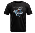 WhiteSnake Serpent Black  T-Shirt I Light Polyester I Short Sleeve I Hard Rock