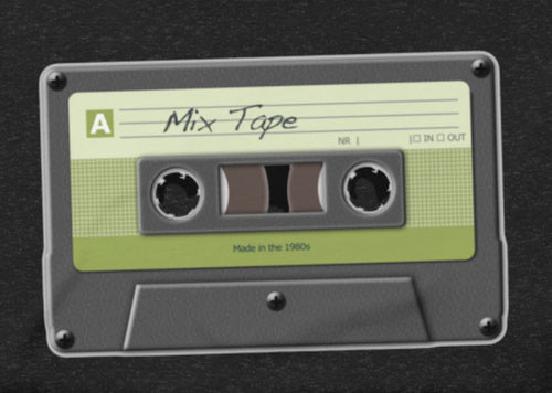 80s 90s Mixtape T-Shirt Vintage Cassette Retro Music Graphic