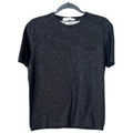 Black Space Dye Pocket Tee Minimalist Stretch T Shirt Size S