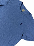 Polo Ralph Lauren Custom Slim Fit T Shirt Mens Large Blue Heather Pony Logo Tee
