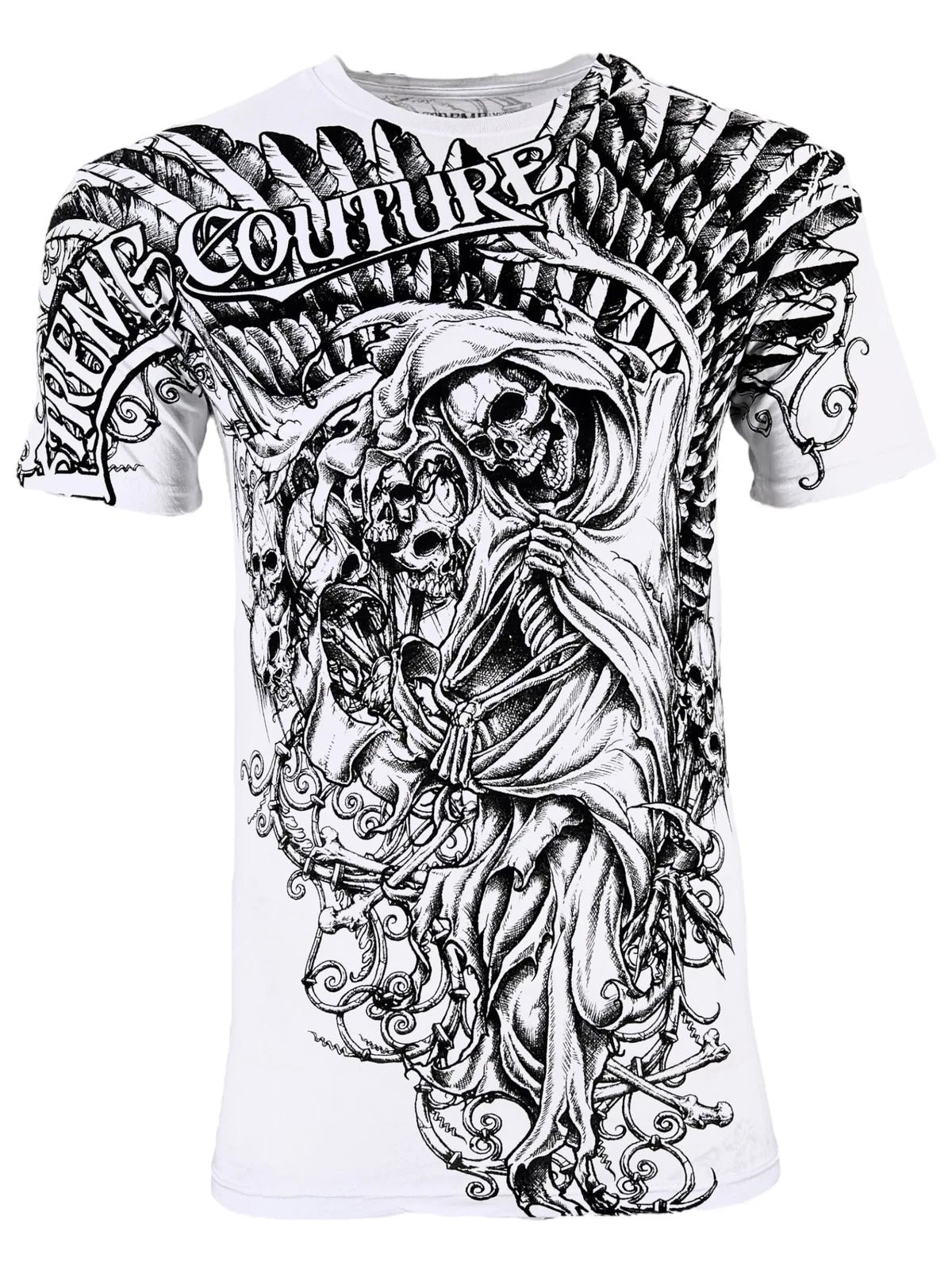 Xtreme Couture By Affliction Men's T-shirt Nemesis Skull Biker S-5XL