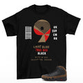 Sneaker Label Shirt Black to Match Jordan 9 Retro Olive HV4794-030