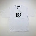 Dolce & Gabbana Men's Logo Oversize Short Sleeves T-Shirt - White