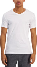 Alfani Men Regular fit 4 pack V Neck Shirt Large White Solid