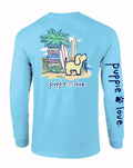 Puppie Love Dog Beach Pup Long Sleeve T-Shirt  NEW Fast Free Ship