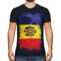 Moldawien Grunge Flagge Herren T-Shirt Moldovan Hemd Fußball Trikot Geschenk