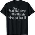 Trendy Apparel Men's Black Football T-Shirt