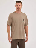 Wrangler 112361164 - RIGGS Workwear® Short Sleeve Pocket T-Shirt - Dark Khaki