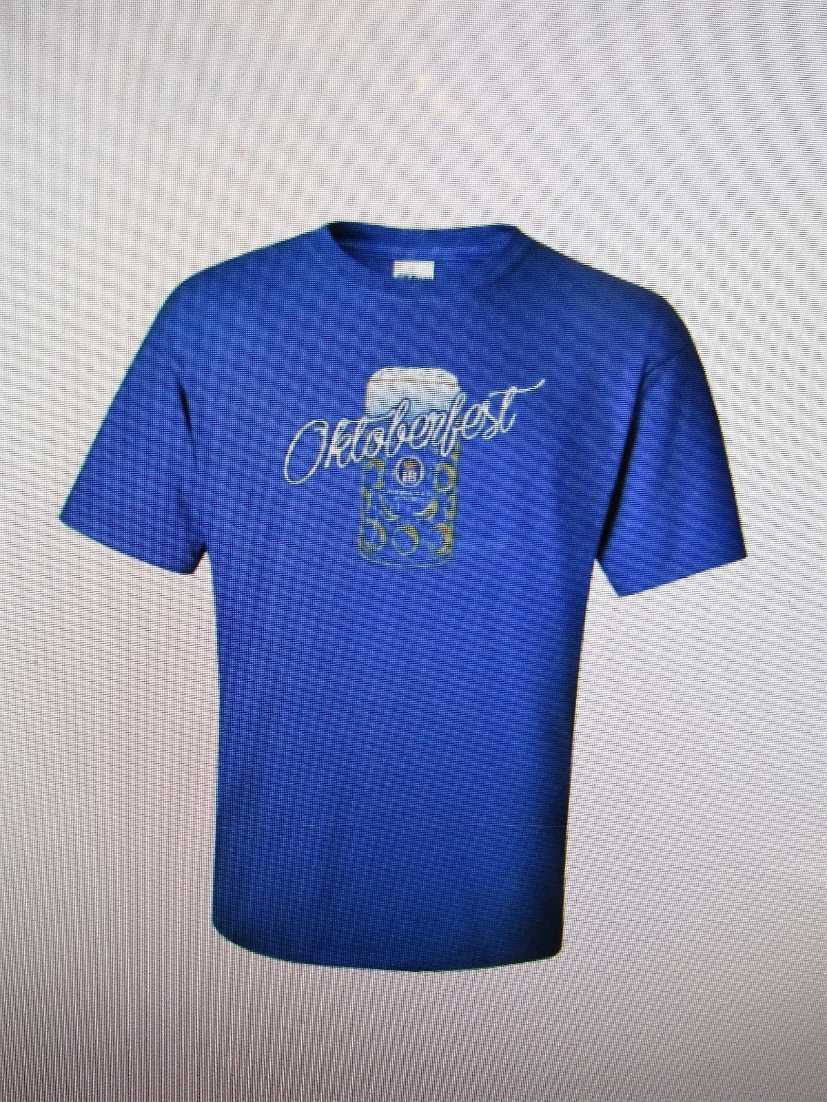 Hofbrauhaus Hofbrau Munchen HB Oktoberfest BeerStein Blue T-Shirt -Sz Sm-XXX LRg