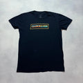 Quiksilver T-Shirt Men's Medium Navy Blue Short Sleeve Surf Skate Summer Y2K