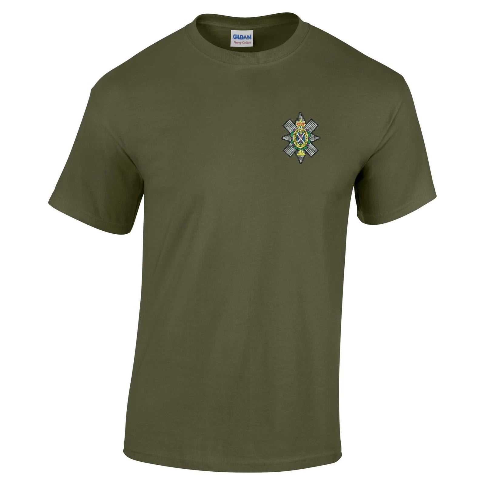 OFFICIAL Black Watch Embroidered 100% Cotton T-Shirt